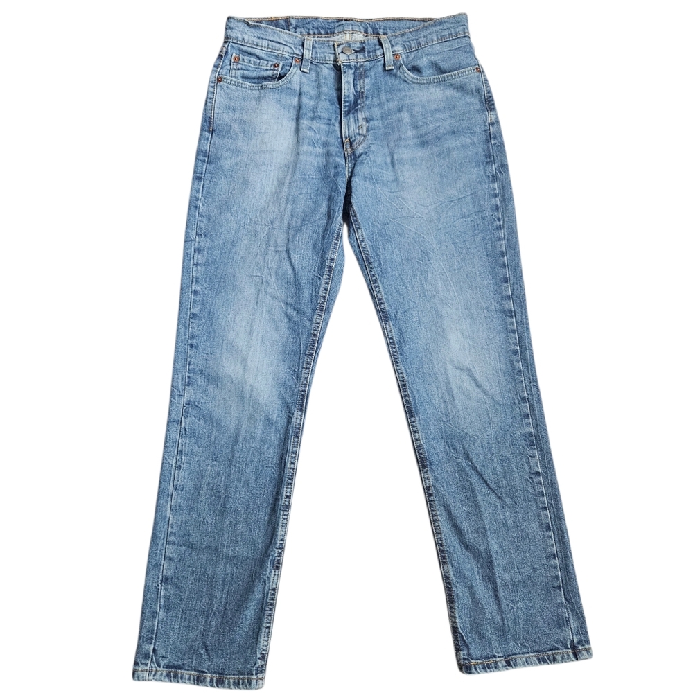 Levi's Men's Straight Leg Jeans Light Blue Wash 32x32 (32X30.5)